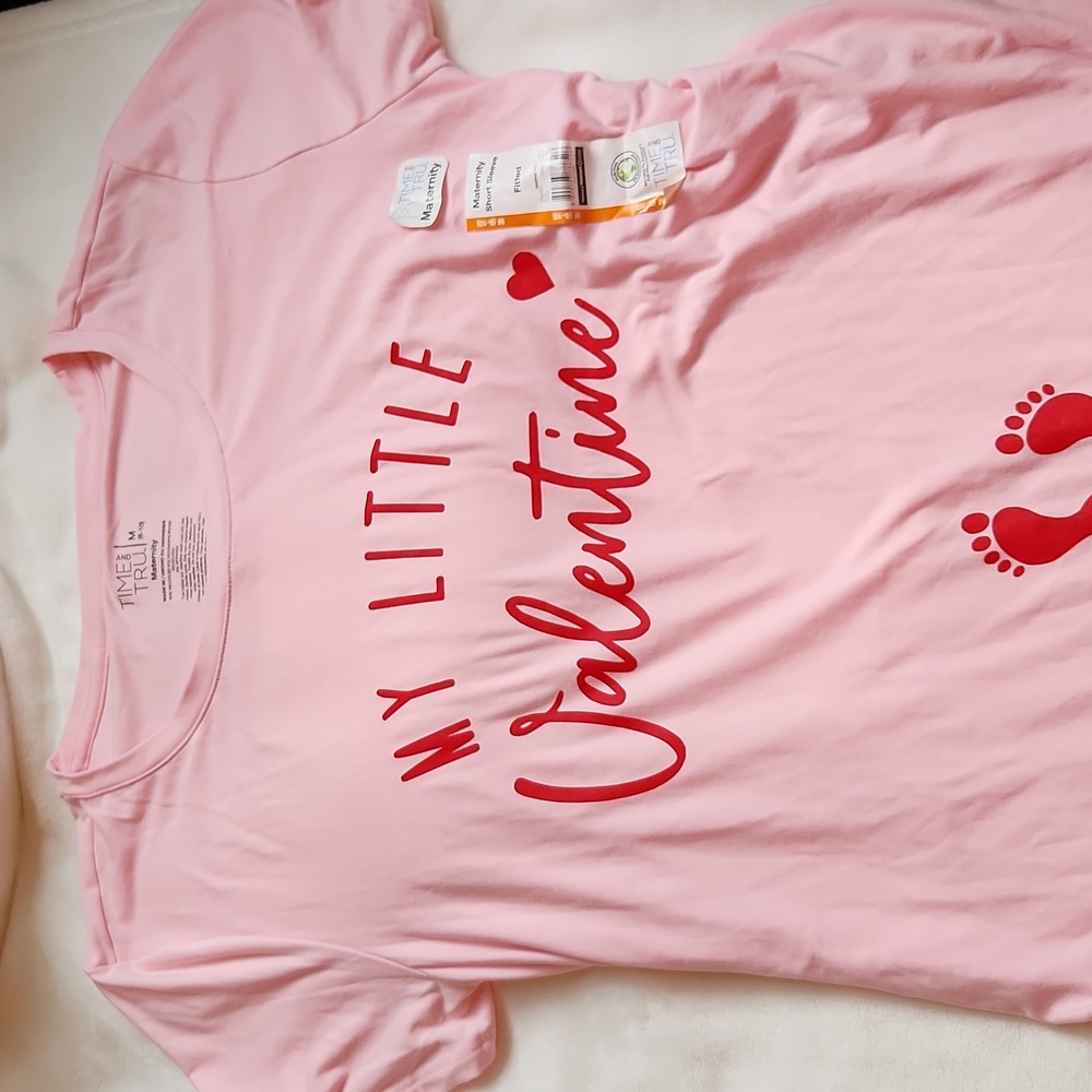 Women's Valentine's Maternity Shortsleeve Shirt